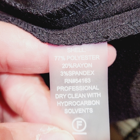 Calvin Klein Sheath Sleeveless Career Dress Zipper Back Color Block Size 10 - Picture 12 of 12